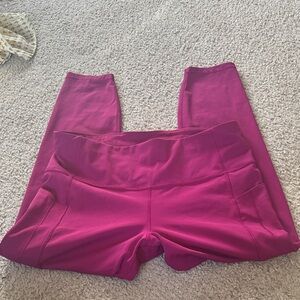 Athleta Women's Pink Leggings